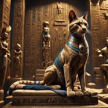 ancient egypt godness cat bastet