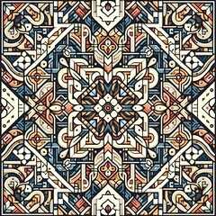 a pattern 4 per 4 simetrical horizontally and vertically
