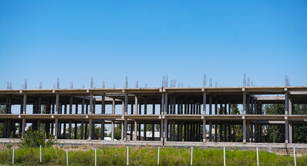 Obraz premium Unfinished concrete construction