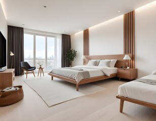 Fototapeta premium modern living room with sofa