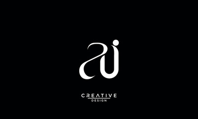 AI, IA, A, I, Abstract Letters Logo Monogram