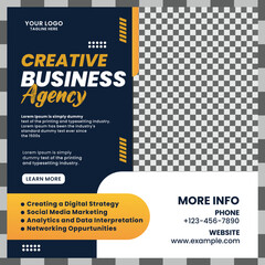 Corporate business, digital marketing agency flyer Brochure design, poster, flyer vector design template