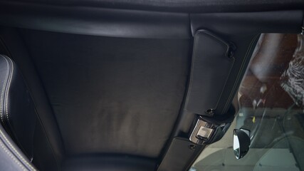 Black car headliner