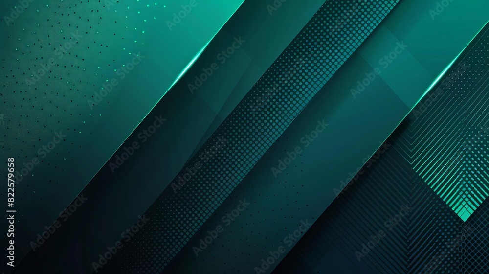 Poster dark teal and black gradient background with grainy texture effect abstract technology banner design