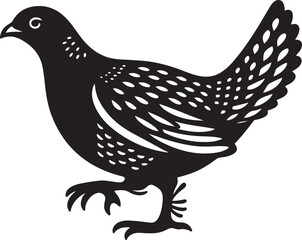 grouse Vector Illustration