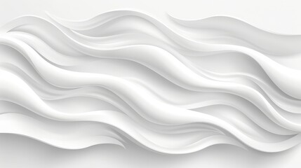  A white background with wavy patterns at the top and bottom..Alternatively, a white background featuring wavy patterns only at the bottom