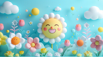 World children day, child childhood, boy and girl happy cute pretty carefree, flowers balloons international, education school kindergarten together play smiling celebrate, creativity enjoy.