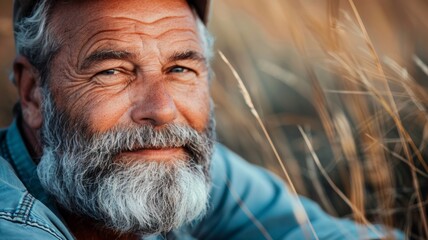 55 year old youthful male, model