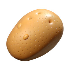 3D Vegetables and Health Food  Illustration on white background