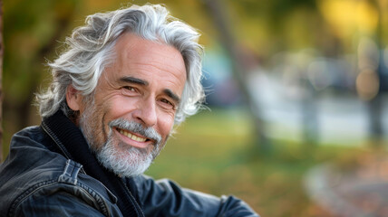 55 year old youthful male, model