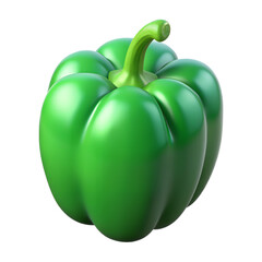 3D Vegetables and Health Food  Illustration on white background