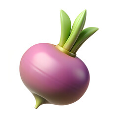 3D Vegetables and Health Food  Illustration on white background