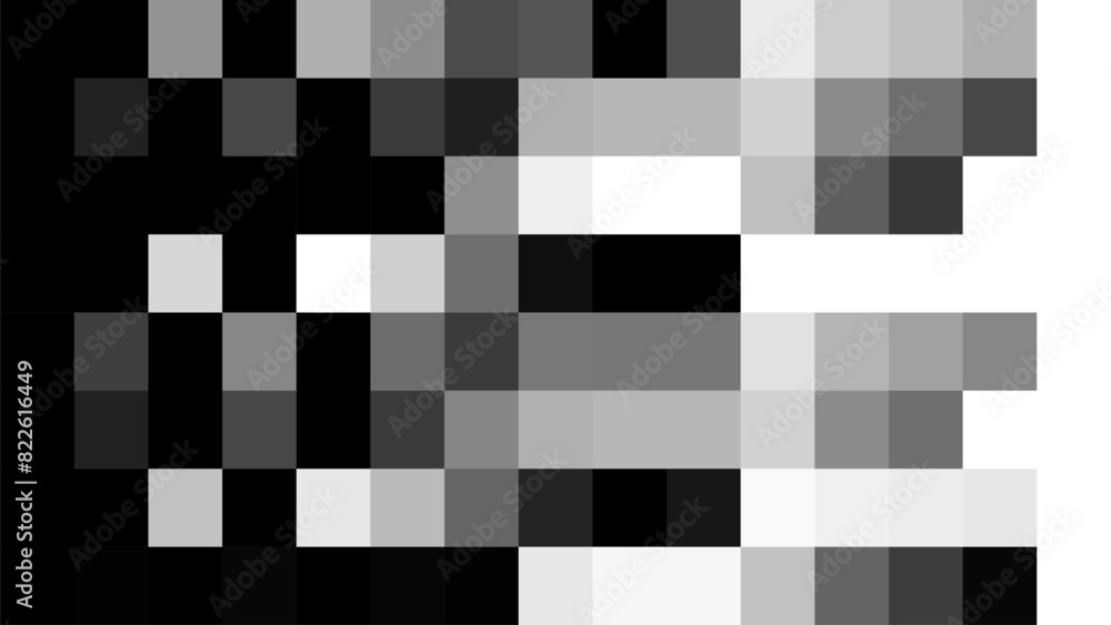 Poster pixel disintegration background. art 8 bit objects. decay effect. dispersed dotted pattern. abstract