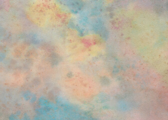 A mesmerizing painting showcases a vast sky filled with billowing clouds, creating a sense of tranquility and wonder.
