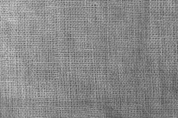 texture fabric burlap for sewing grey background color macro
