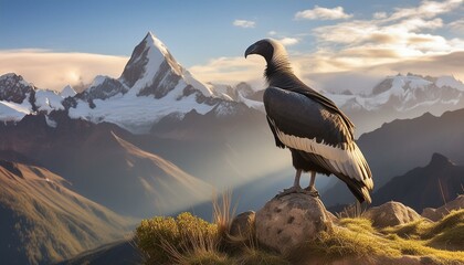 photograph of an Andean condor
