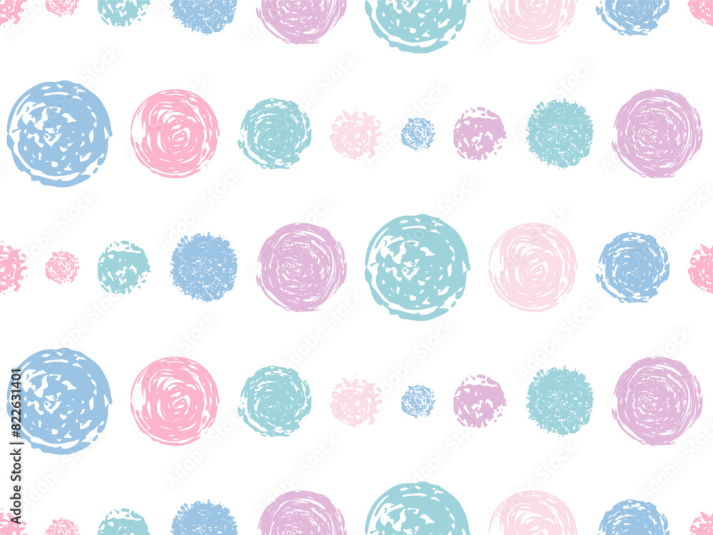 Poster abstract blots seamless pattern. stripes from various colorful spots background. brush circle blob m