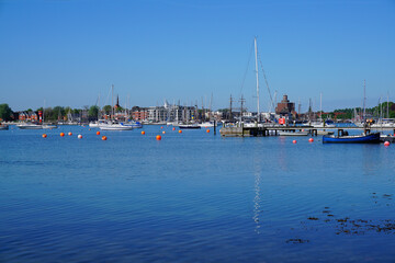 Eckernförde von Borby Strand aus gesehen