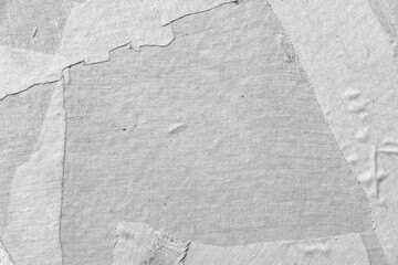 Background texture of white paper mache surface, a composite material