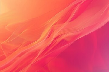 Obraz premium Soft gradient background with an orange and pink color gradient