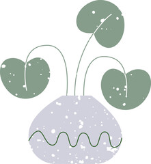 Plant In Pot Splash Texture