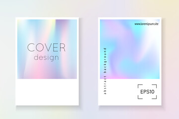 Minimal Pattern. Color Foil. Colorful Metal Backdrop. Pastel Banner. Crystal Design. Purple Minimalist Label. Rainbow Presentation. Violet Minimal Pattern