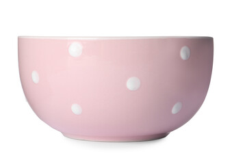 One beautiful ceramic bowl isolated on white