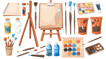 Unleash Your Artistic Potential: A Vibrant Art Supplies Set for Creative Craftsmanship	
