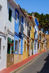 Denia, Costa Blanca, Spanien, Altstadtszenerie