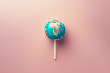 Planet Earth as a lollipop, a minimal concept