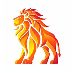 Lion Animal Logo, Big Cat Sports Team Mascot Design, Strong Strength Business Company Branding, Exciting Brand Label Concept, Marketing Emblem, School University College Motif