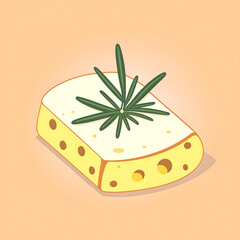 vector illustration cheese