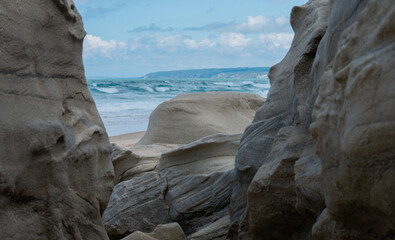 Rocks on the beach