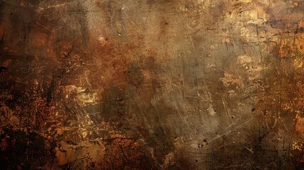 Grunge metal texture, sage brown background, texture, wallpaper