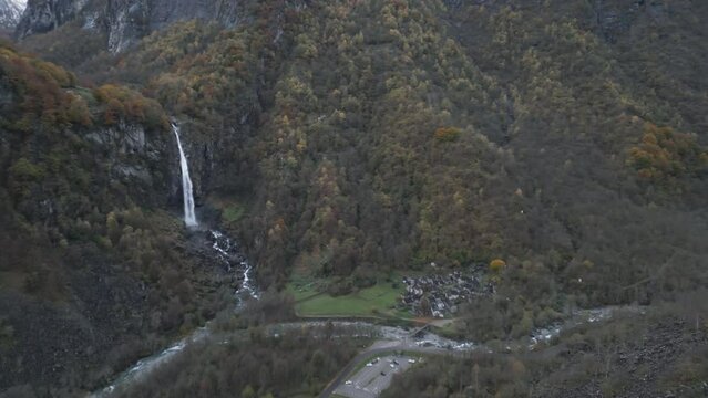 The georgous stone-and-slate village of Foroglio in the Val Bavona - Ticino, Switzerland.