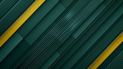 Obraz premium Dark Green and Yellow Line Digital Corporate Background - Modern and Professional Design 