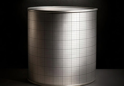 Metal Can Stand Mockup 06 Generative Ai