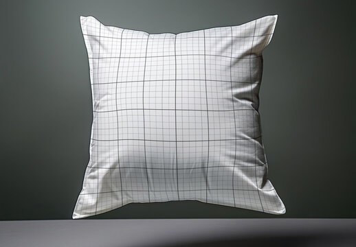 Pillow floating Mockup Generative Ai