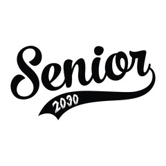 Class of 2030 typography design vector. Text for design, congratulation event, T-shirt, party, high school or college graduate. Editable class of 2030 typography design	