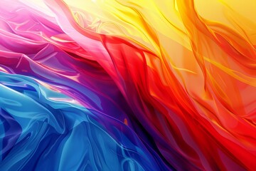 Obraz premium 3D render ofA vibrant illustration depicting the strength and unity of the LGBTQ+ community through abstract art.,photo realistic, high resolution photography, photographed in the style Photography