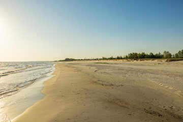 Landschaft an der Ostseeküste bei Zingst auf Fischland-Darß