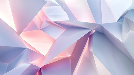 Fototapeta premium Minimalist Geometric Abstraction - White Background with Contemporary Design Elements for Modern Aesthetics