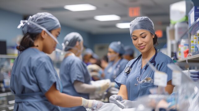 Nurses With Multiple Task Nurses Working Together Images – Browse 32,045 Stock Photos, Vectors ...
