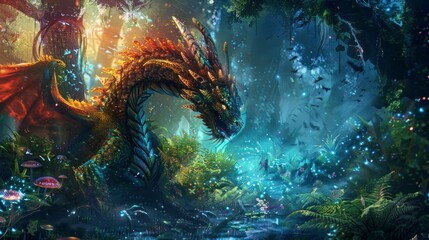 illustration of a dragon