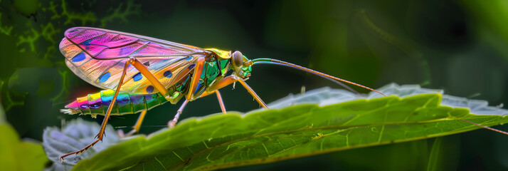 Captivating Portrait of Zyzzogeton Insect Illuminated in Natural Light