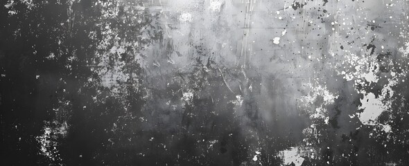 Black and White Grunge Texture Background