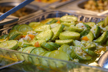 Appetizers on sale in the restaurant