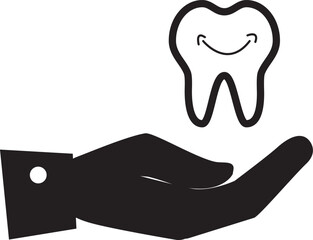 illustration of the smile tooth icon