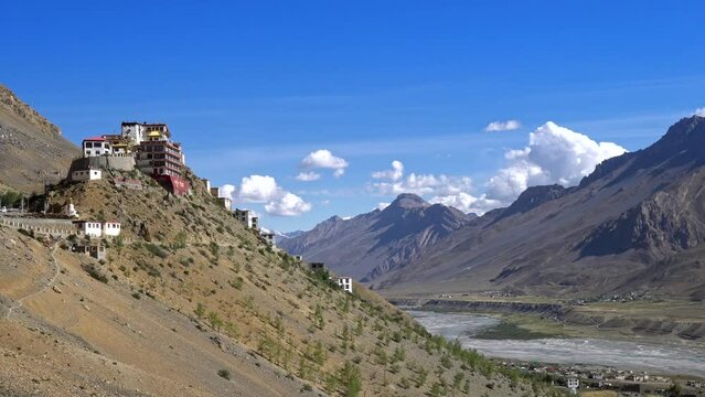 Spiti Valley, Kee Tibetan Monastery, Himalayas, India