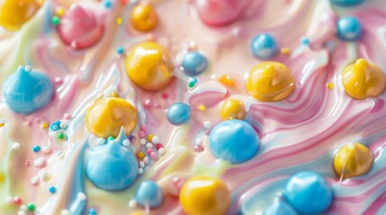 The concept of National Candy Day. Copy space area for text. Background, banner, template, events card.